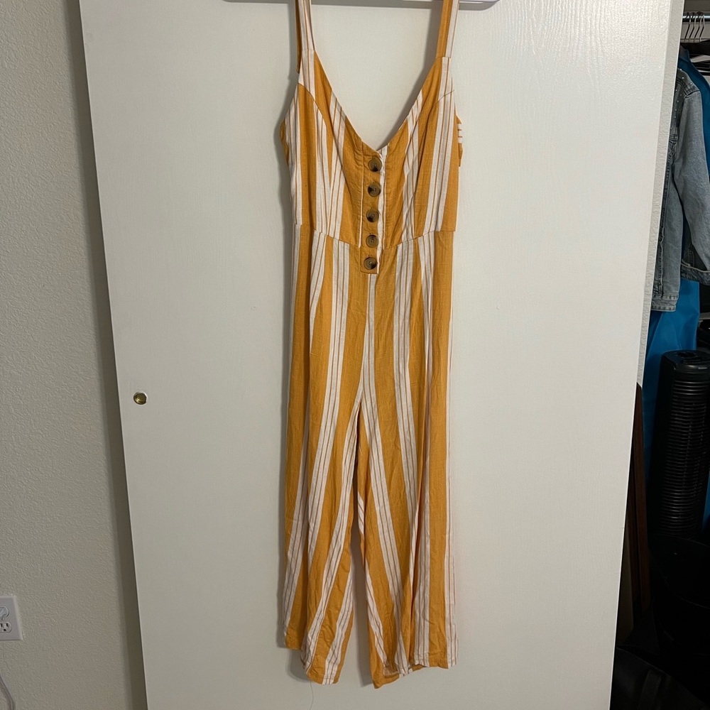 Kendall & Kylie striped jumpsuit